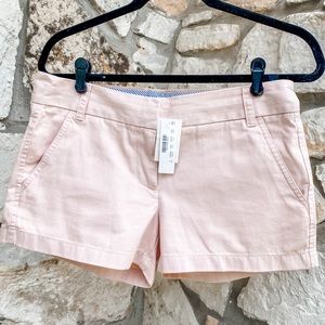 NWT J. Crew 3” Inseam Chino Shorts, Size 6